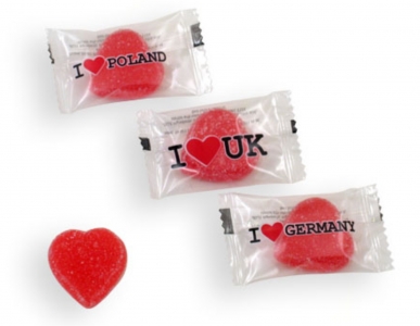 promotional jelly heart