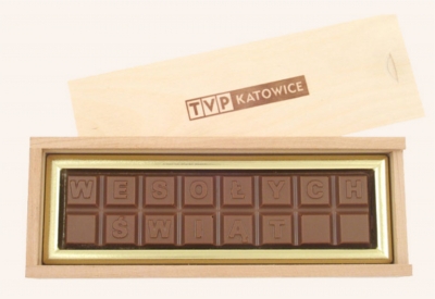 promotional chocolate text 16