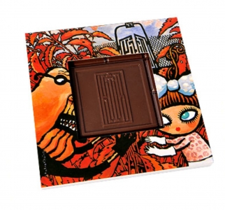 promotional chocolate square