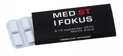 promotional chewing gums in blister 12